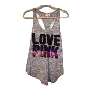 VS PINK sequined tank